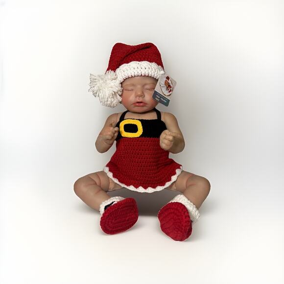 Ping Lau Reborn Baby Doll – 22in Lifelike Vinyl – Hand-Rooted Hair – Realistic